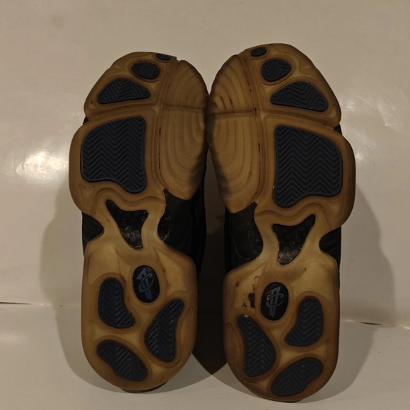 Nike Air Penny IV Black Atlantic Blue Sneakers 864018-001 Mens Size 8.5 US - Picture 10 of 11